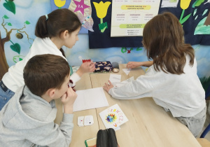 Klasa druga podczas lekcji pokazowej z matematyki