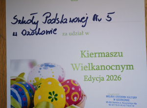Krasnale na Kiermaszu Wielkanocnym w Miejskim Ośrodku Kultury