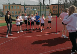 Klasa 3a podczas testu