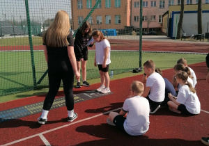 Klasa 3a podczas testu