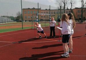 Klasa 3a podczas testu