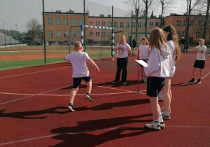 Klasa 3a podczas testu