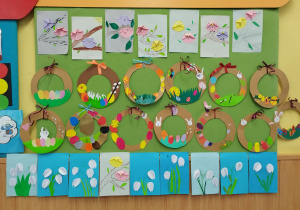 Wiosenna galeria prac plastycznych