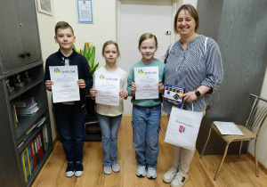 Drużyna Bajkolandii z p. Agnieszką Marchewą