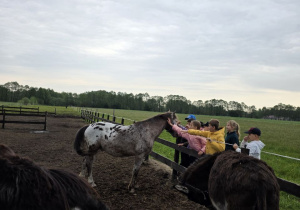 Uczniowie klas drugich podczas wycieczki
