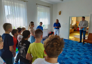Powitanie przez Panią bibiotekarkę