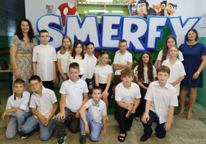 Pamiątkowe zdjęcie Smerfów