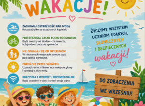 Bezpieczne wakacje!