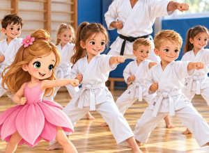 Calineczki rozpoczynają przygodę z karate!