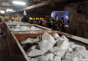 Klasa IIa i IIb w kopalni soli w Kłodawie