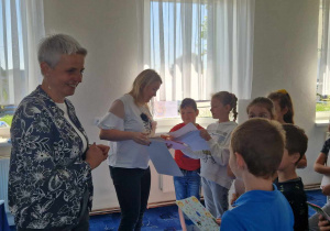 Podziękowanie dla Pań Bibliotekarek