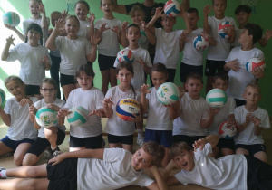 Wspólne zdjęcie z trenerem