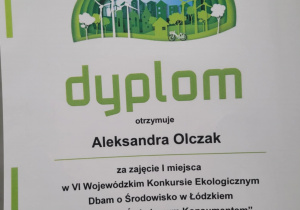 Dyplom Oli