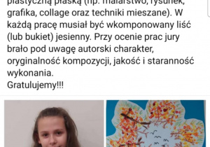 Post o sukcesie Oli ze strony MOK-u w Ozorkowie