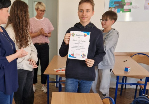 Dyplom dla zwycięzcy