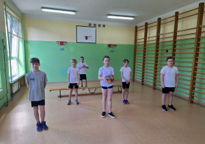 Zawodnicy z 3a gotowi do gry