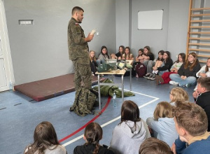 Spotkanie z żołnierzami 91 Batalionu Lekkiej Piechoty