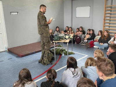 Spotkanie z żołnierzami 91 Batalionu Lekkiej Piechoty