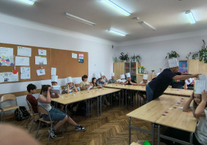 Uczestnicy warsztatów „Czekoladowa planeta – podróż do krainy słodkości”