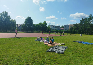 Klasa 2b podczas akcji "Pusta klasa"