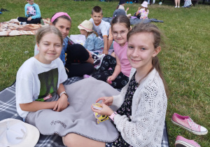 Klasa 2b podczas akcji "Pusta klasa"